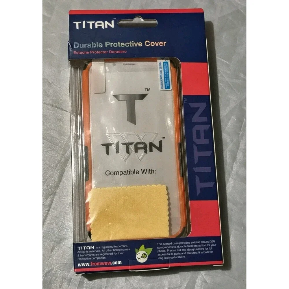Titan Durable Protective Case Orange Brand New Made For CoolPad Defiant
